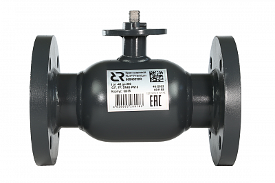 065N0347R RJIP Premium Кран шаровой FF DN125 PN25 GF (фланцевый, под привод, С/П), Ридан